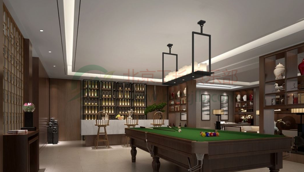 别墅装修效果图 地下室装修案例 地中海装修 别墅 北京工长俱乐部