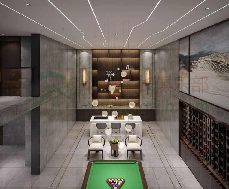 别墅装修效果图 地下室装修案例 地中海装修 别墅 北京工长俱乐部