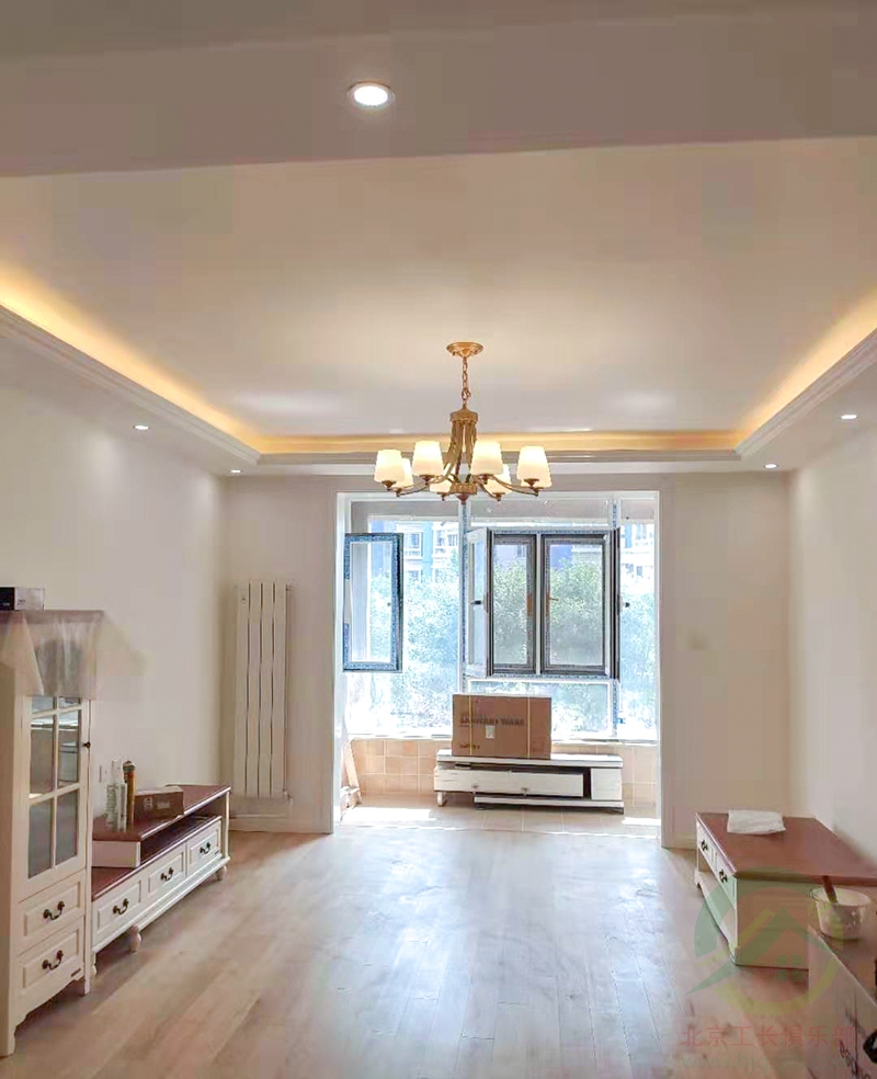 北京市朝阳区艺水芳园新房装修施工现场