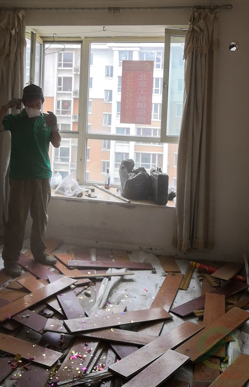 北京市丰台区期颐百年工长旧房改造施工现场